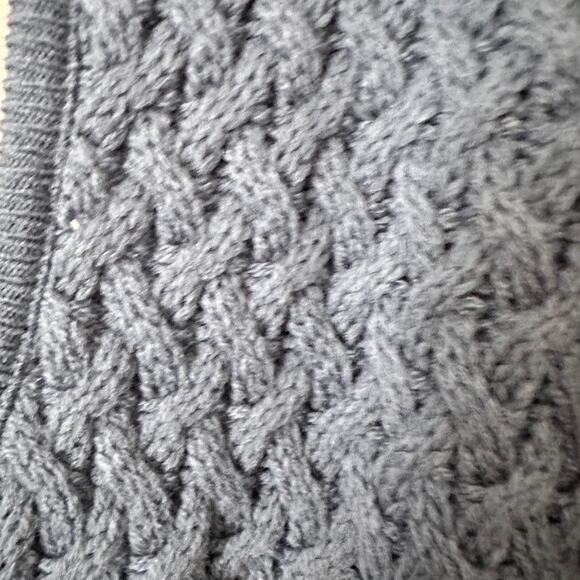 Willow Ridge Knit Sweater Vest Womens LARGE Vintage Blue Preppy 90s Twee Classic - Picture 3 of 8